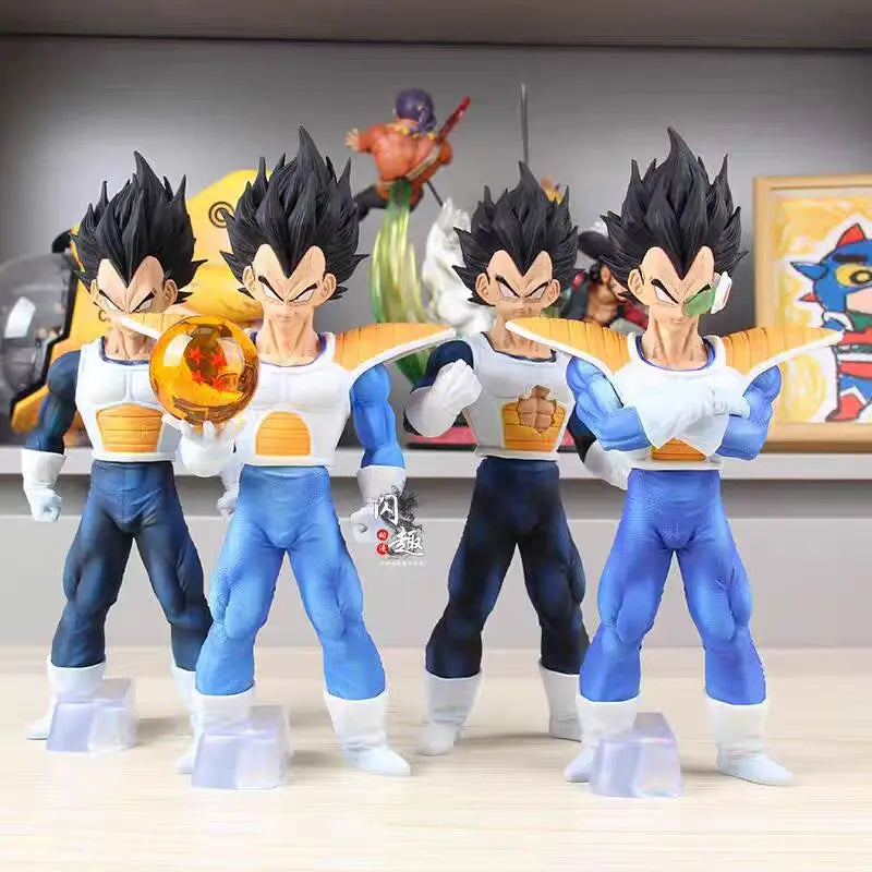 28cm Dragon Ball Z Vegeta Figure 4 Forms Vegeta Figurine Action Figure Pvc Model Statue Collection Decoration Toys Gift Doll