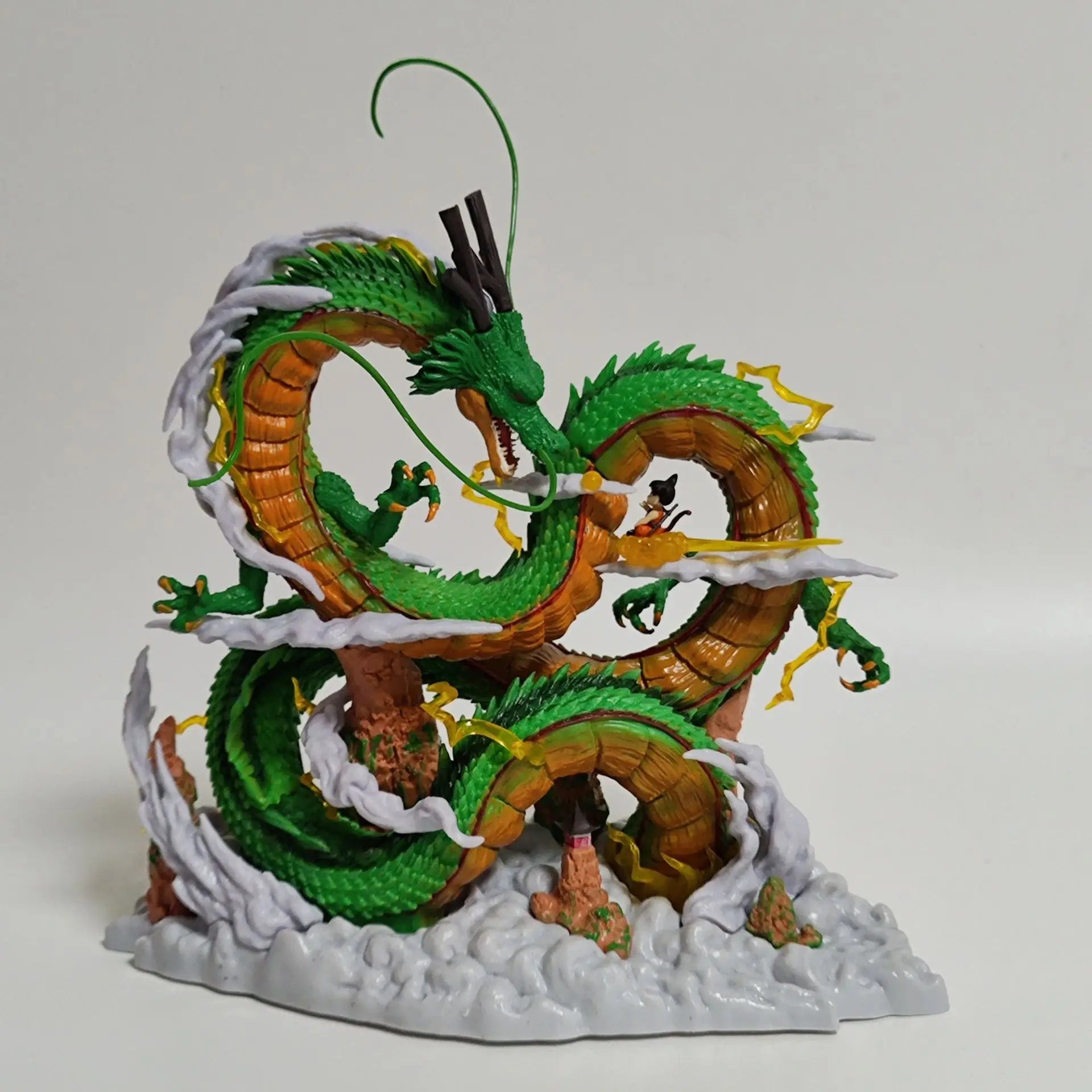 24cm Dragon Ball Anime Figure Shenron Figure Goku And Shenron Figurine Model Pvc Statue Doll Collection Decoration Room Toy Gift