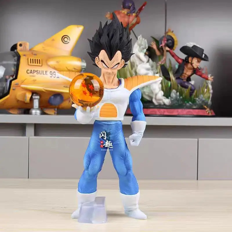 28cm Dragon Ball Z Vegeta Figure 4 Forms Vegeta Figurine Action Figure Pvc Model Statue Collection Decoration Toys Gift Doll