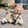 Labubu Mini Travel Moped Doll Bike