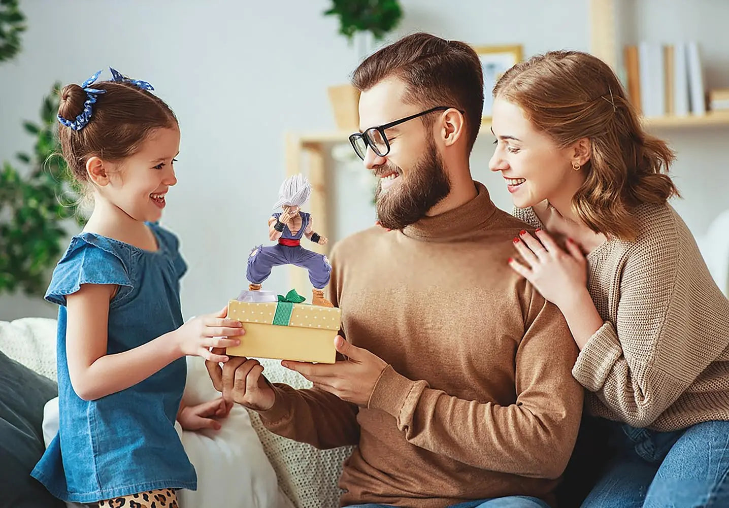 20cm Anime Dragon Ball Beast Figure White Hair Son Gohan Figurine PVC Action Figures Collection Model Toys Children Gift