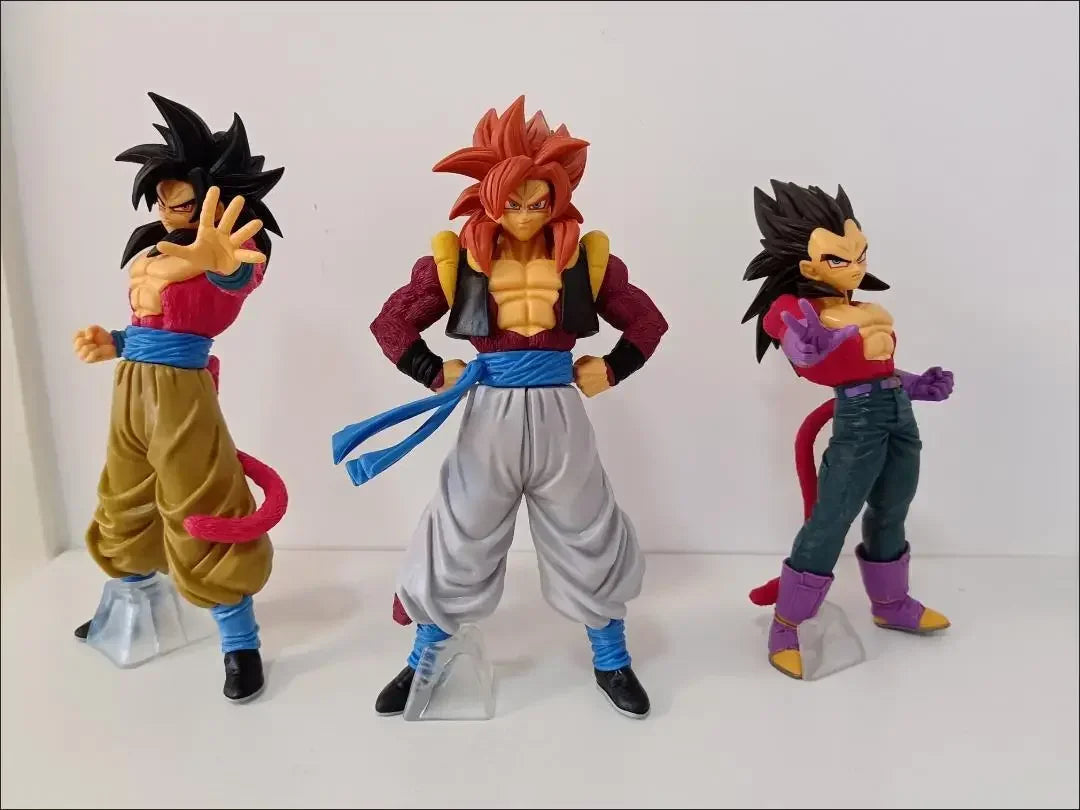 Dragon Ball Super Saiyan 4 Goku Vegeta Gogeta Ssj4 Pvc Statue Action Figures Anime Figure Model Dolls Collection Kids Toys Gifts dragon ball ssj4 figure