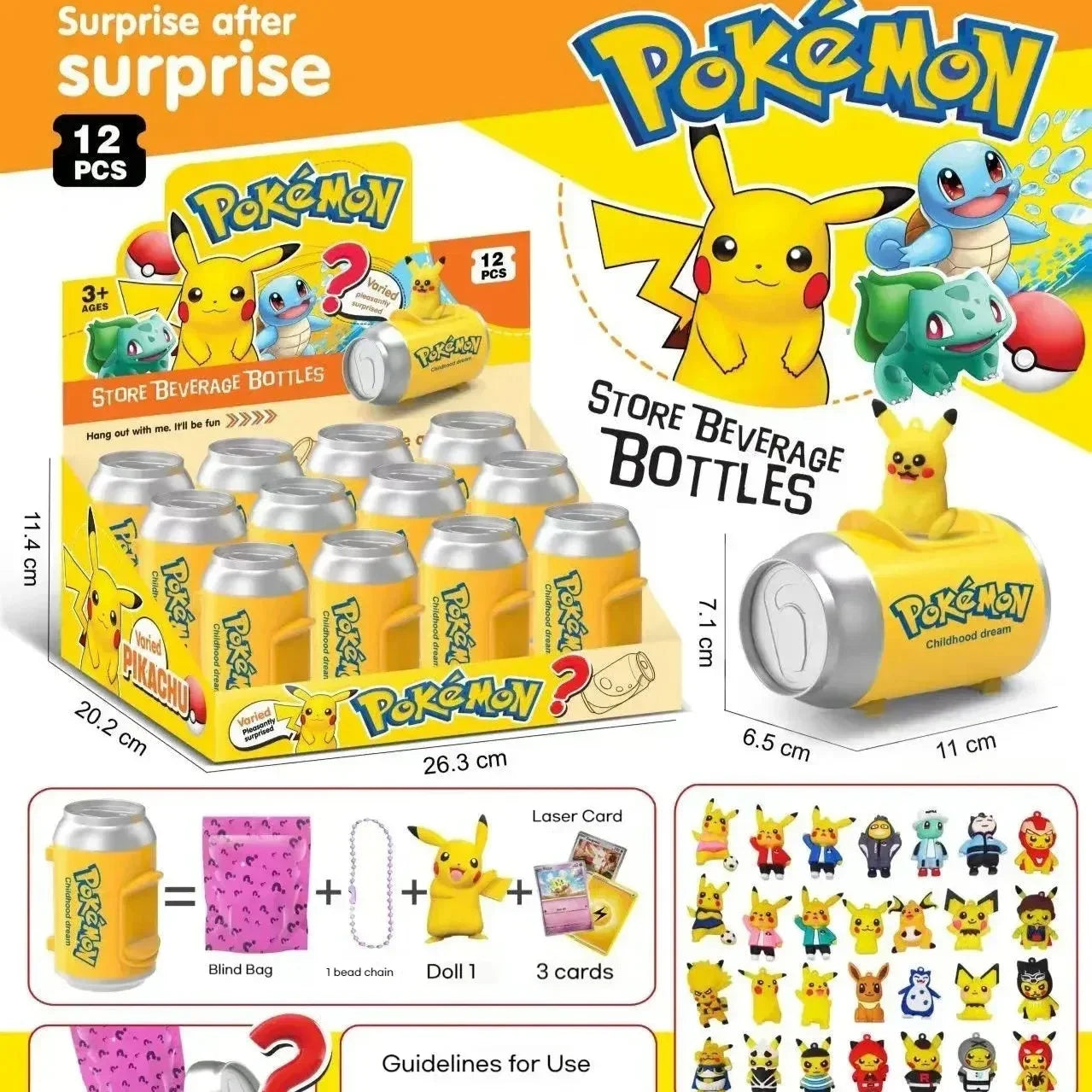 Mix Mania Blind Can Boxes (Set of 12) Action Figure