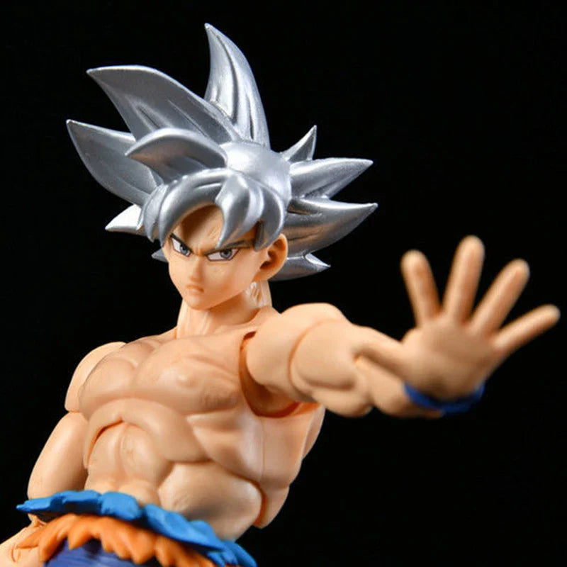Dragon Ball Z Super Figure White Haired Son Goku Action Figure DragonBall Migatte No Goku GBZ Collection Doll Birthday Gift