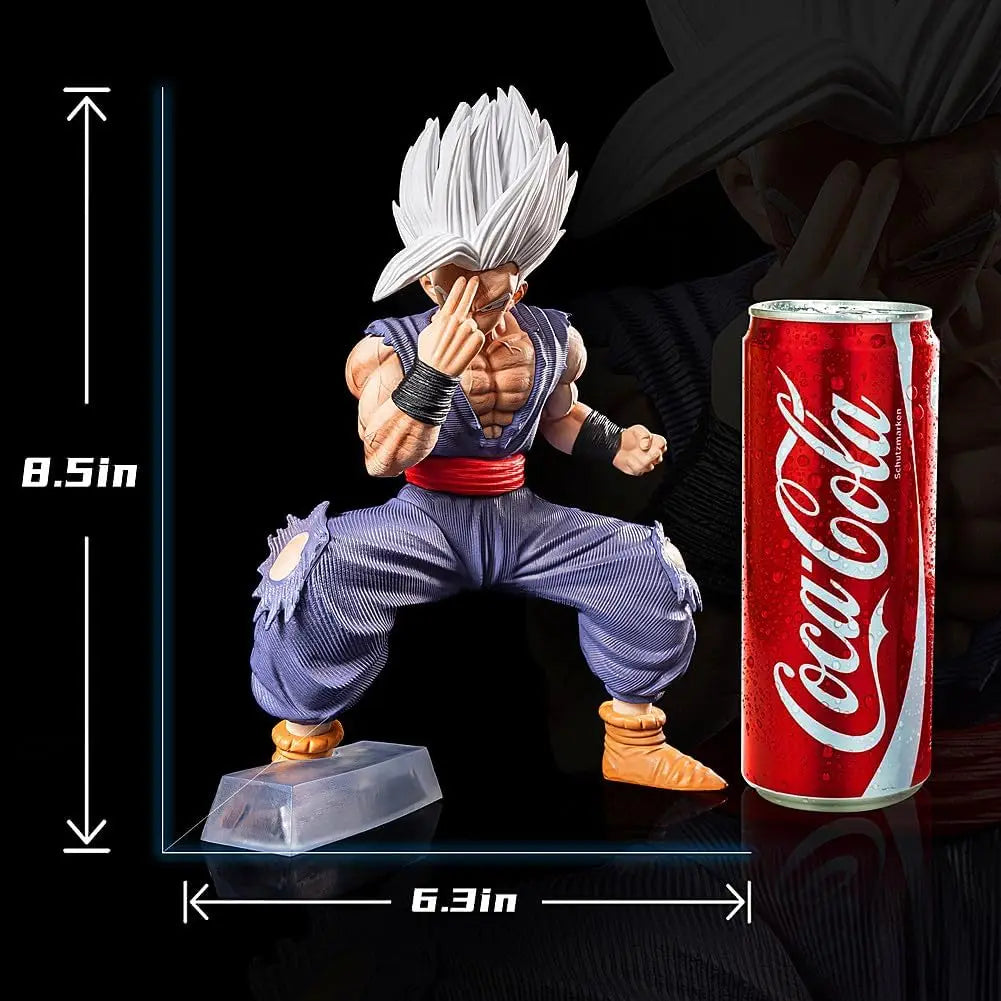 20cm Anime Dragon Ball Beast Figure White Hair Son Gohan Figurine PVC Action Figures Collection Model Toys Children Gift