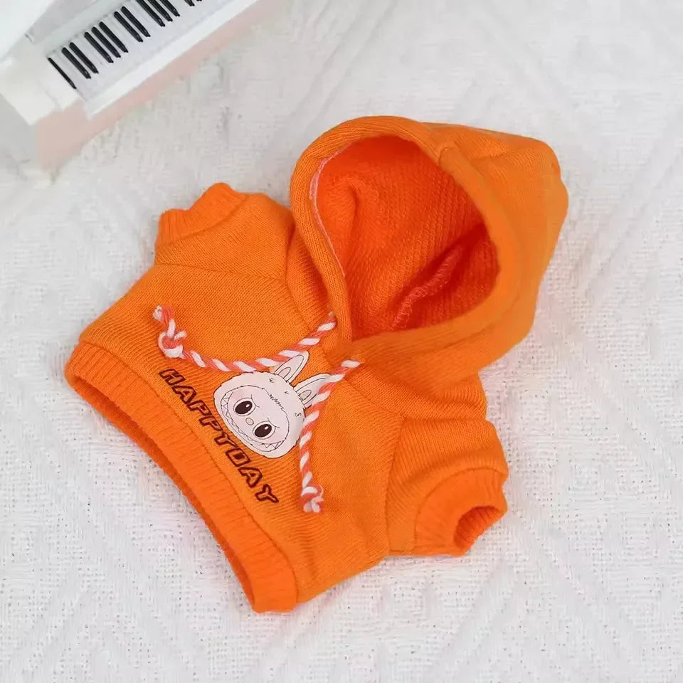 Labubu Doll Cozy Vibes Sweatshirts Orange Doll Outfit