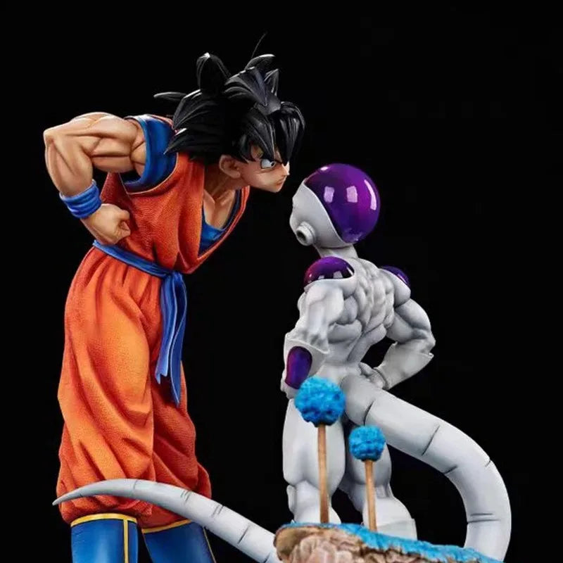 23cm/9in Anime Dragon Ball Z Figure Goku vs Frieza Action Figure Freezer Figurine Collection Statue Model Toy Gift