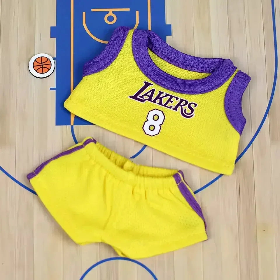 Handmade Labubu Lakers Outfit Style 5 Doll Outfit