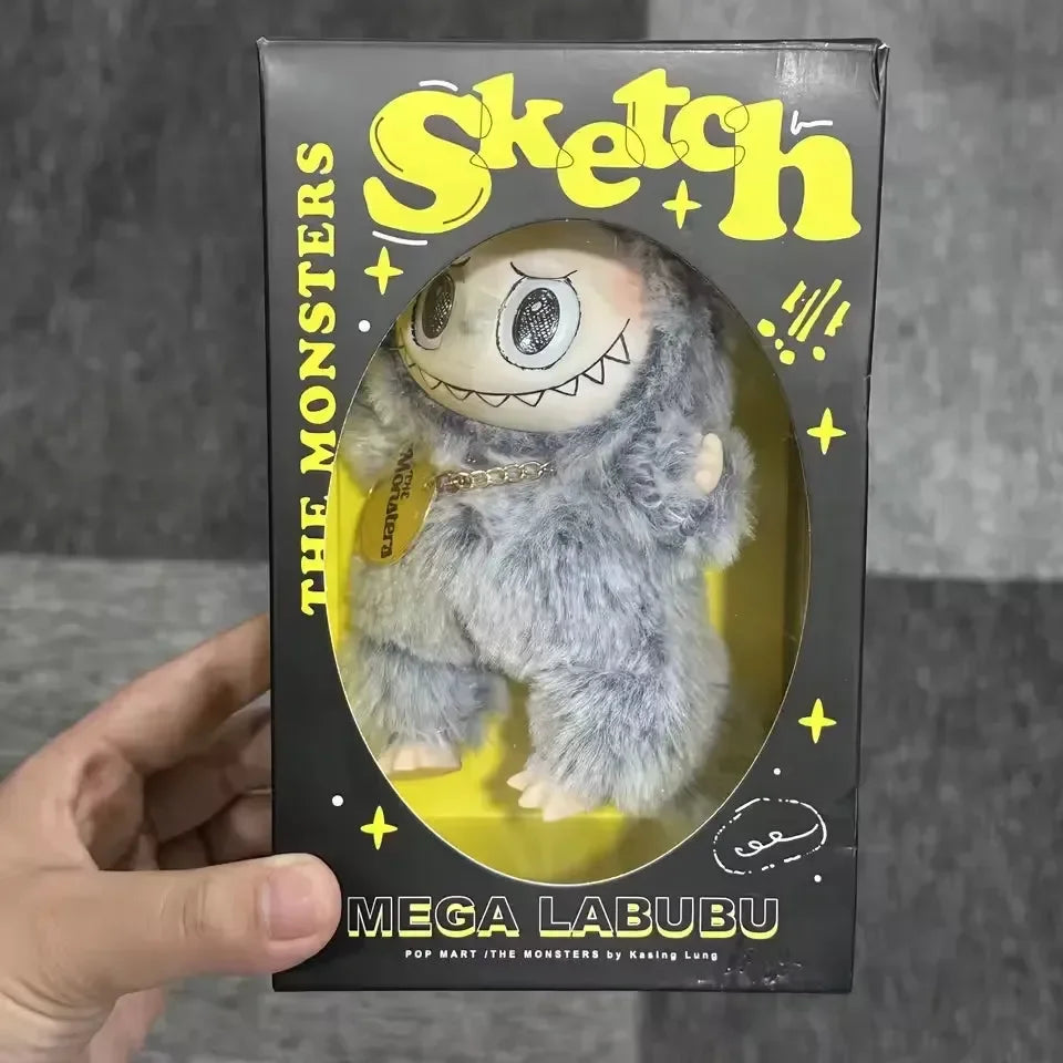 Labubu Sketch Limited Edition Plush Doll Doll Figurine