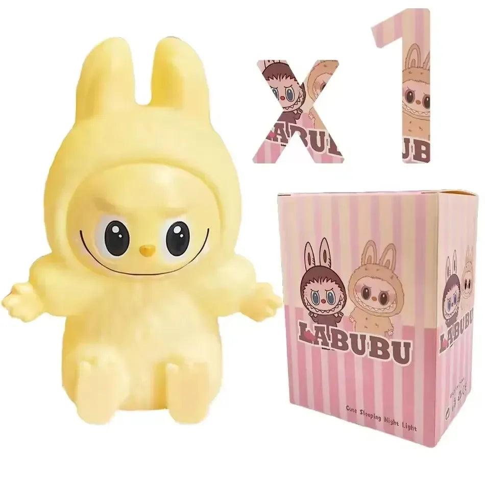 Labubu Cosplay Bunny Night Light Beige Night Lamp