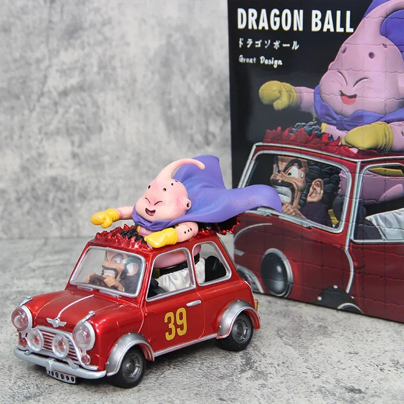 14cm Dragon Ball Z Fat Buu Anime Figures Majin Buu Figurine Mr. Satan Drive Car Pvc Statue Collectible Model Decoration Gift Toy