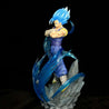 33cm Dragon Ball Vegetto Super Saiyan Blue Standing Anime Figure Model Statue Boys Collection Desktop Decoration Ornament Toys