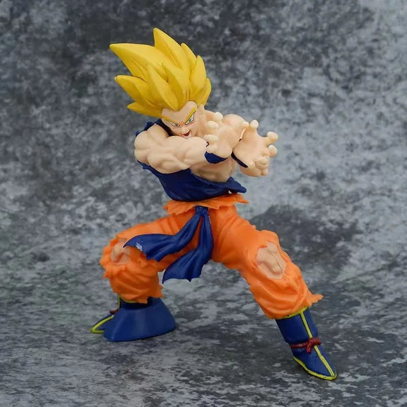 Dragon Ball Z Kamehameha Son Goku Figure Super Saiyan Kakarotto 16CM PVC Action Figures Model Dolls Toys for Children Gifts