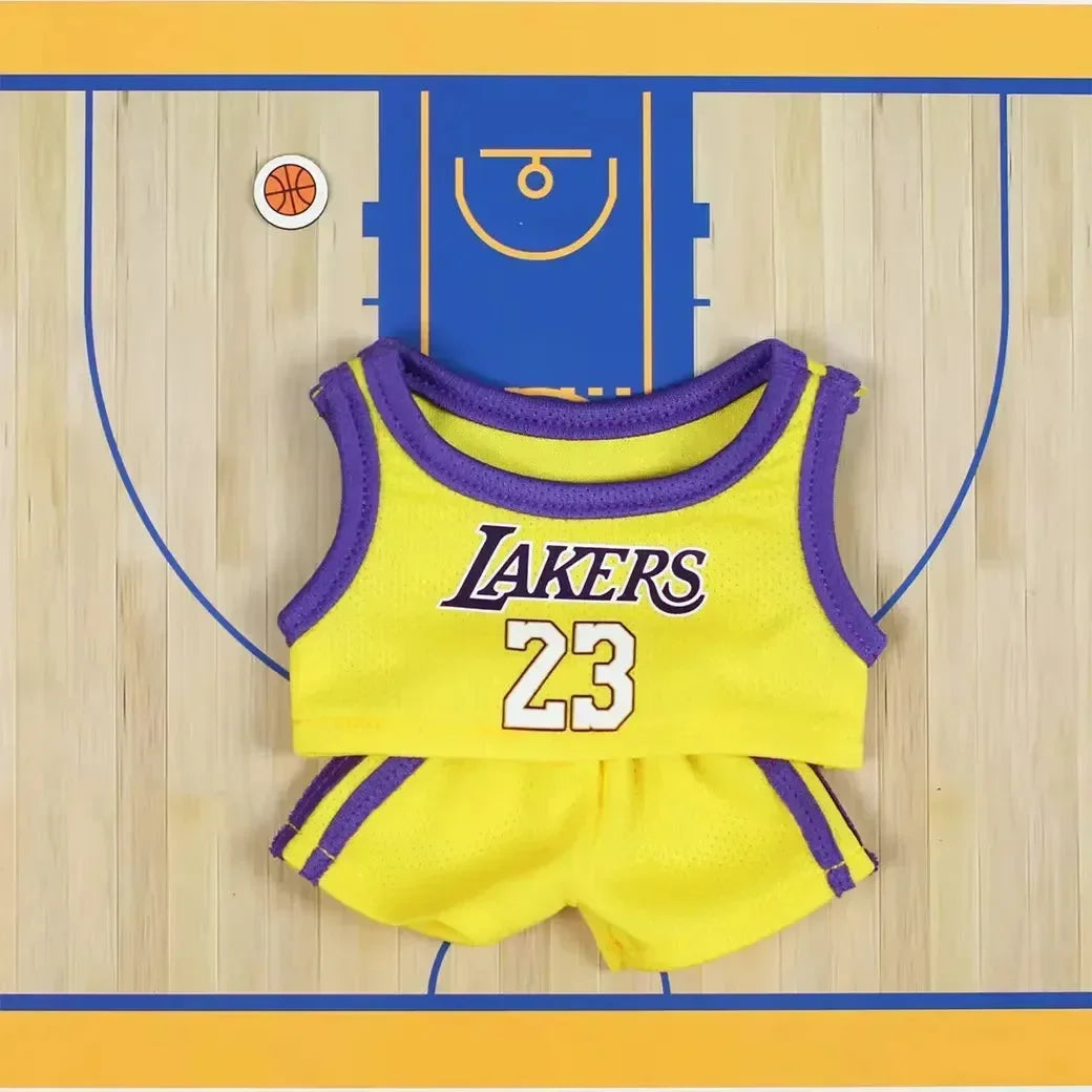 Handmade Labubu Lakers Outfit Doll Outfit
