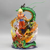 Dragon Ball Figure Son Goku Anime Figurine 23cm Super Saiyan Goku Statue Shenron Frieza Buu Cell Models Collectble Toys Gifts Gk 23CM