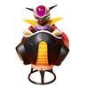 26cm White Hole Dragon Ball Frieza In The Stroller Anime Figure Model Statue Boys Collection Desktop Decoration Ornament Toys