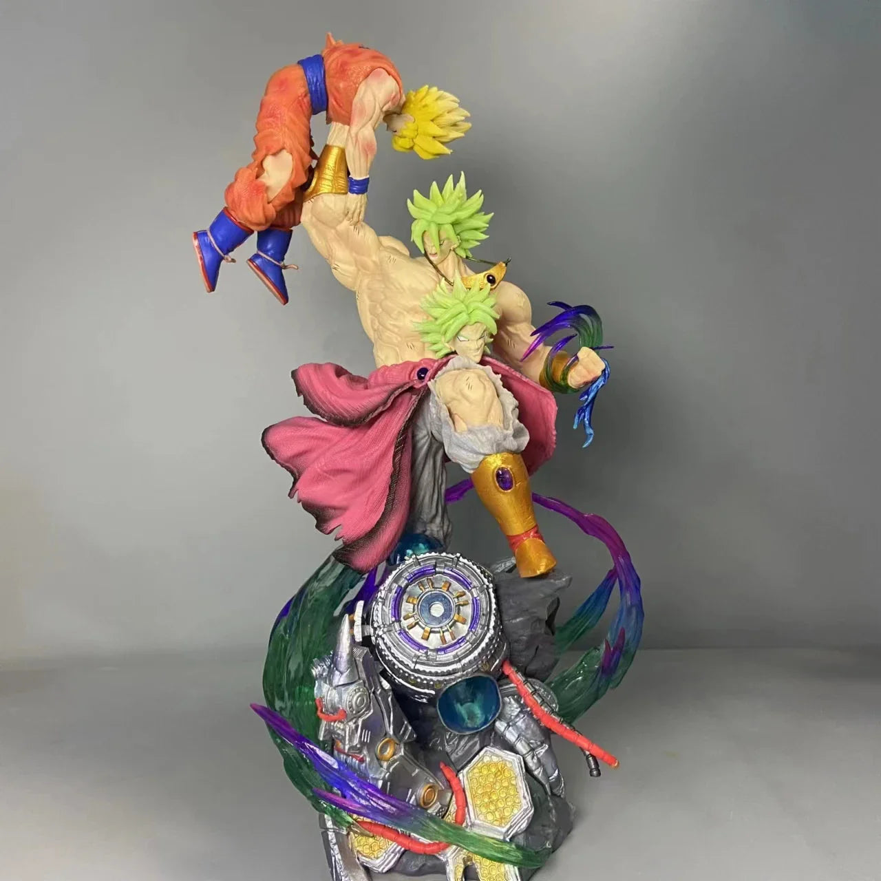 Broli Vs Goku Anime Figure Dragon Ball Broli 28cm Figurine Pvc Statue Model Doll Desk Decoration Collectible Toys Christmas Gift Dragon Ball Collectible Figure