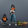 29cm Dragon Ball Z Anime Black Pearl Android 17 Action Figures Pvc Model Statue Collection Decoration Toys Gift Ornaments Doll