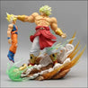 Broli Vs Goku Anime Figure Dragon Ball Broli 28cm Figurine Pvc Statue Model Doll Desk Decoration Collectible Toys Christmas Gift Dragon Ball Collectible Figure 20cm