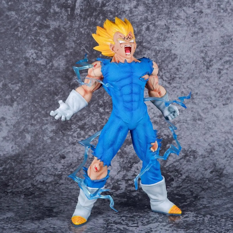 27cm Dragon Ball Self Destructing Vegeta Demonized Vegeta Action Figurin Model Pvc Statue Doll Statue Model Collection Toys Gift