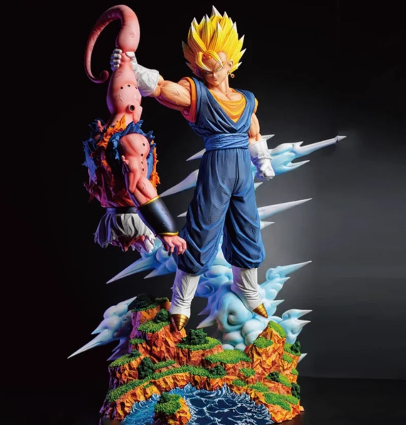 33cm Cs Vegetto Vs Buu Model Dragon Ball Action Figure Super Saiyan Pvc Statue Doll Collection Desktop Ornament Kids Toys Gifts