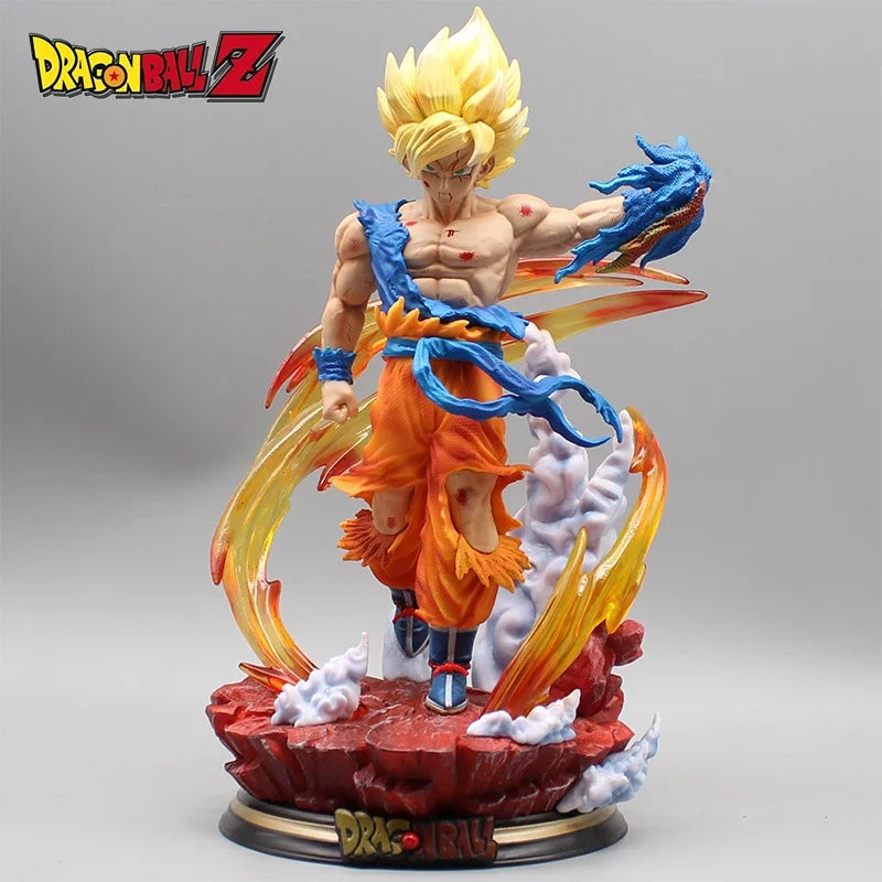 27cm Anime Dragon Ball Z Figurine Super Saiyan Son Goku Action Figures PVC Collection Model Statue Toys Birthday Children Gifts