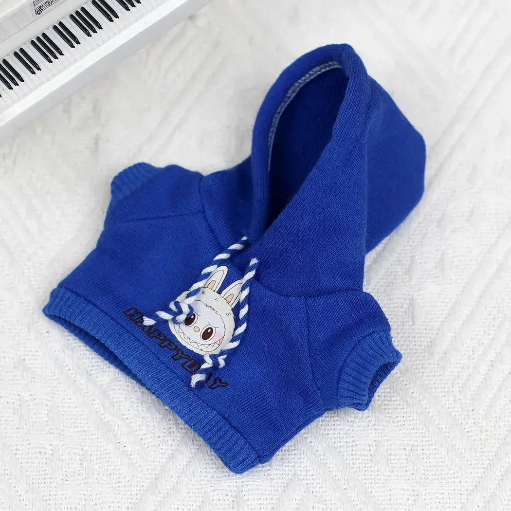 Labubu Doll Cozy Vibes Sweatshirts Blue Doll Outfit