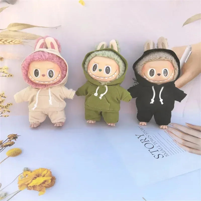 Labubu Comfort Crew Hoodie & Pants Set Doll Outfit