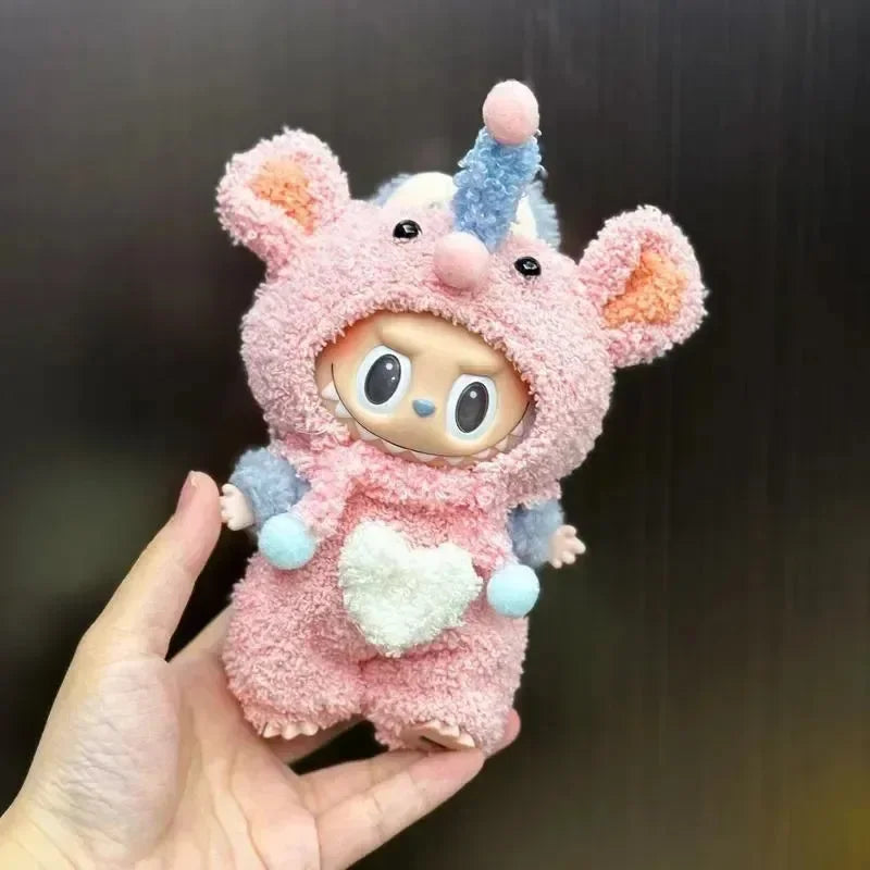 Handmade Labubu Plush Animal Costume Style 3 Doll Outfit