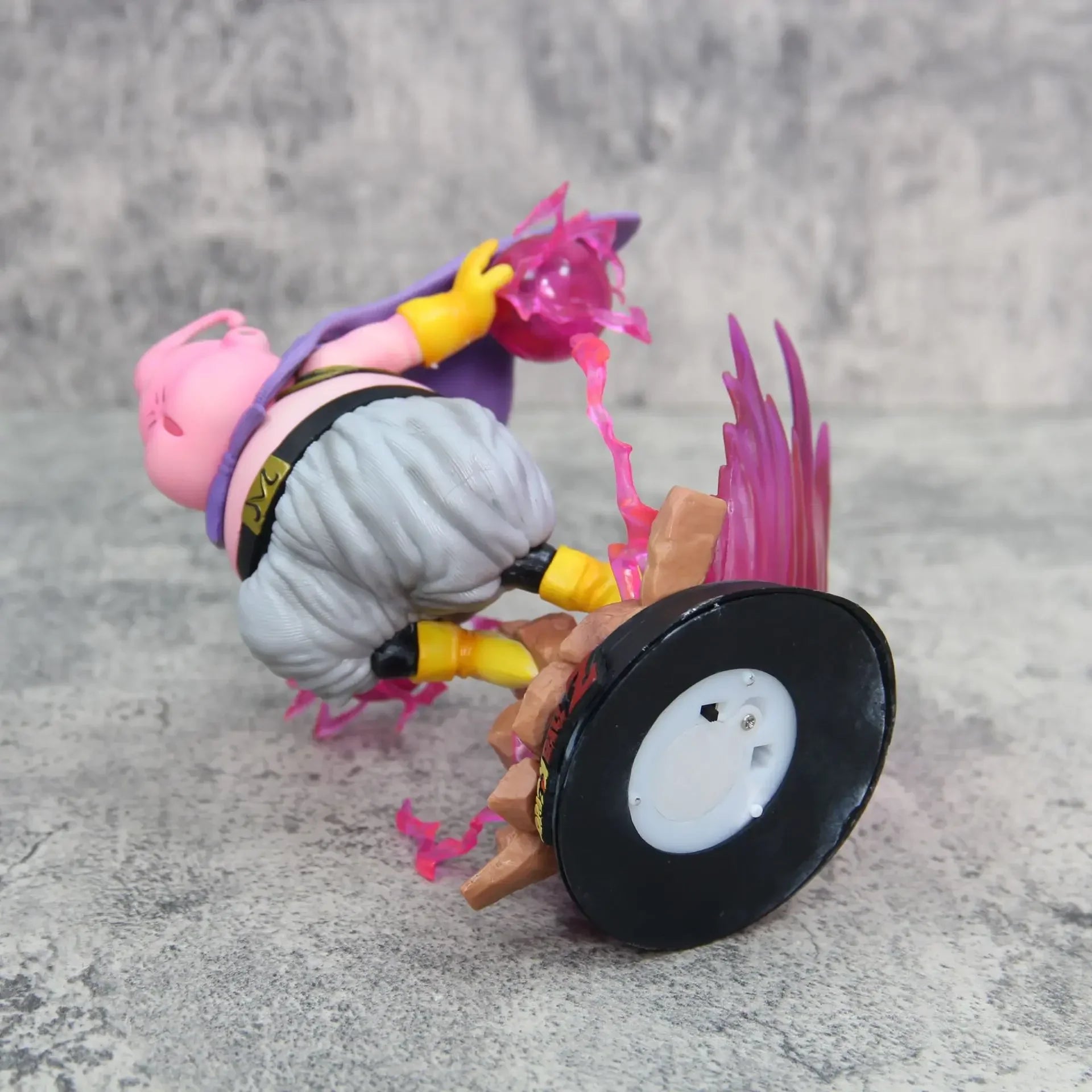 19cm Dragon Ball Z Figure Majin Buu Anime Figures Fat Buu GK Figurine with Light PVC Statue Model Doll Collectible Toys Gifts Dragon Ball Model