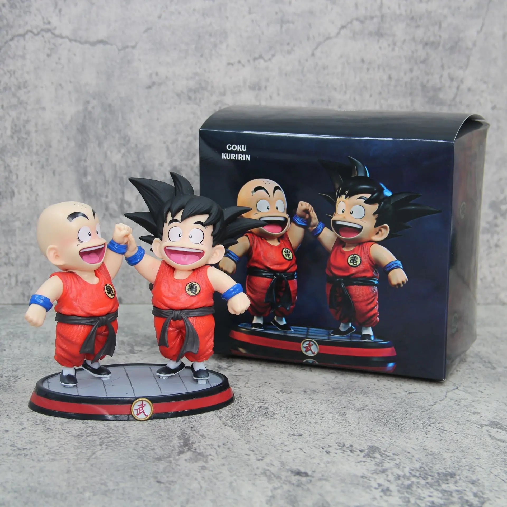 15CM Dragon Ball Z Anime Kid Goku krillin Figure krillin Son Goku Pvc Model Statue Doll Collection Decoration Toys Birthday Gift