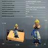 Dragon Ball Z Vegetto Action Figure Gogeta Figuras Two Heads Replacable 27cm Statue Model Collection Decoration Birthday Gifts High-Quality Figure