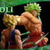 Broli Vs Goku Anime Figure Dragon Ball Broli 28cm Figurine Pvc Statue Model Doll Desk Decoration Collectible Toys Christmas Gift Dragon Ball Collectible Figure