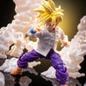 Dragon Ball SHF Anime NEW Handmade Son Gohan Kung Fu a Chinese-style shirt Built In Iron Wire Is Suitable for 1/12 Toys