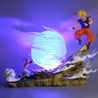 21cm Dragon Ball Z Buu vs Goku Model Super Saiyan Genki Bomb Action Figure Model Pvc Statue Doll Collection Model Toys Gift Dragon Ball Action Figure