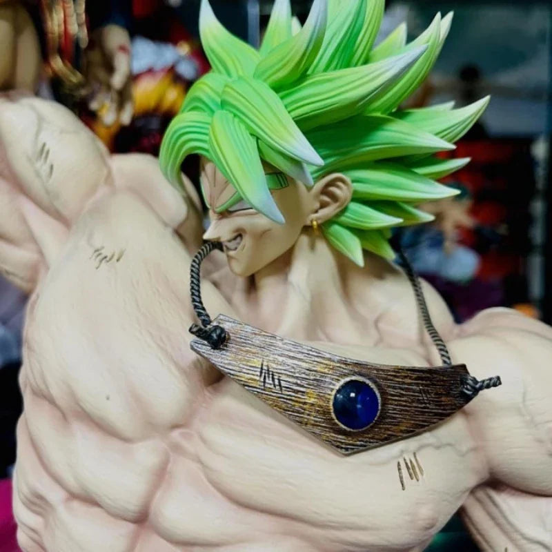 Broli Vs Goku Anime Figure Dragon Ball Broli 28cm Figurine Pvc Statue Model Doll Desk Decoration Collectible Toys Christmas Gift Dragon Ball Collectible Figure