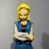 24CM Anime Dragon Ball Z Android 17 18 Figure Android 18 PVC Action Figures Collection Model Toys for Children Christmas Gifts Action figure