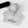 Labubu Doll Cozy Vibes Sweatshirts Gray Doll Outfit