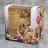 14cm Q Version Dragon Ball Z Figure Ssj3 Goku Action Figures Dragon Fist Explosion PVC GK Statue Collectible Model Toys with box