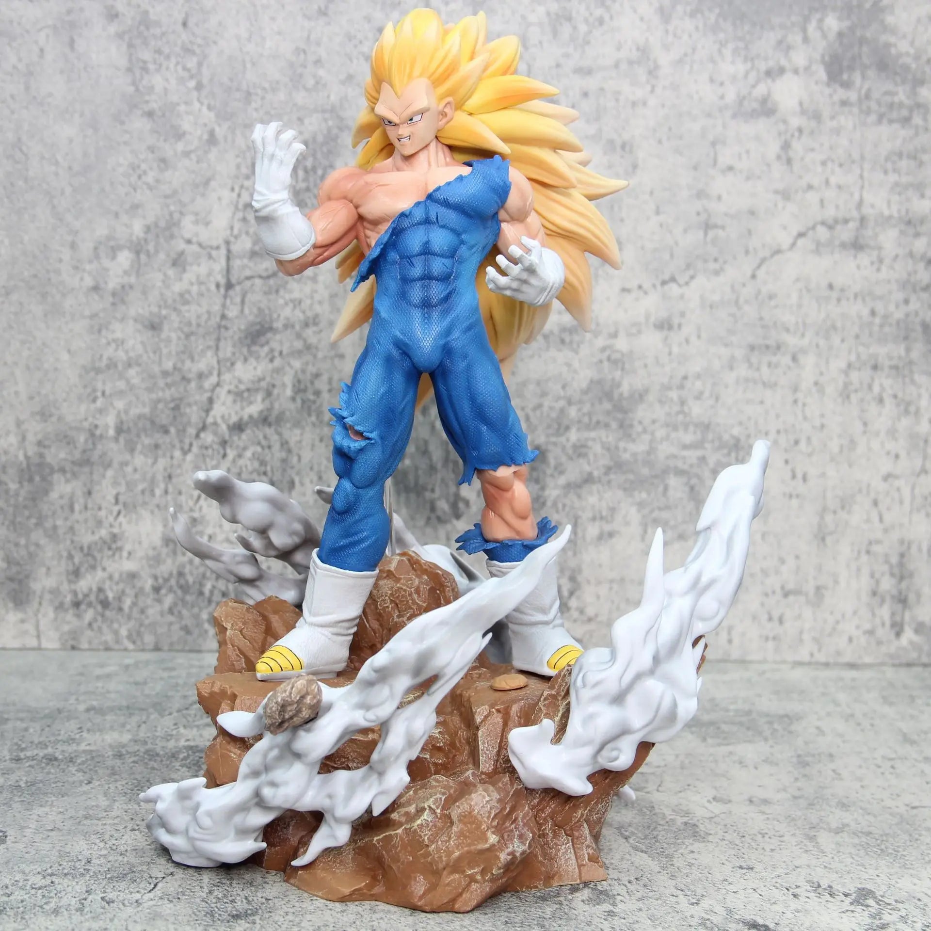 38cm Dragon Ball Anime Figure Super Saiyan Qilin Vegeta Qilin Wukong Figure PVC Model Collection Toys friend birthday present