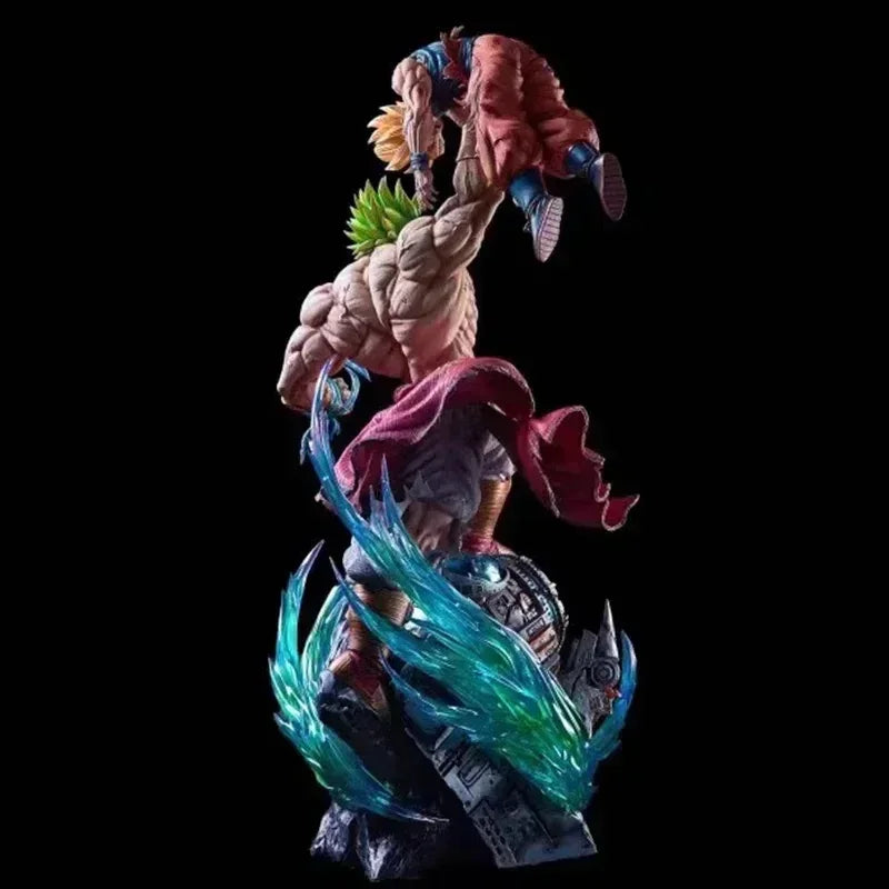 Broli Vs Goku Anime Figure Dragon Ball Broli 28cm Figurine Pvc Statue Model Doll Desk Decoration Collectible Toys Christmas Gift Dragon Ball Collectible Figure