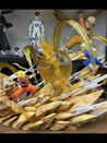 Dragon Ball Figure Goku Vs Vegeta Sky Top Wcf Figure Anime Gk Pvc Goku Battle Vegeta Anime Action Figurine Model Doll Toys Gift