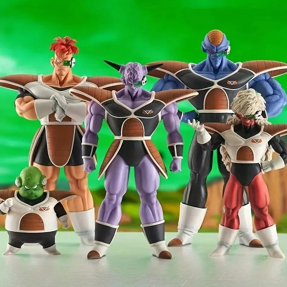 Anime Dragon Ball Z Ginyu Force Figure Jeice Ginyu Guldo Recoom Burter Figurine Pvc Action Figures Collection Model Doll Toys