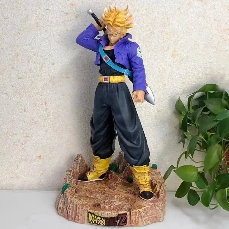 23CM Dragon Ball Z Anime Figurine Trunks Figure Super Saiyan Trunks Pvc Model Statue Doll Collection Decoration Toys Gift