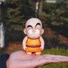 11-13cm Anime Dragon Ball Z Childhood Goku and Krillin PVC Classic Scene Action Figures Collectible Model Toys Gifts krillin