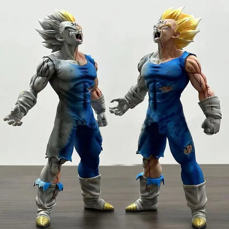 Anime Dragon Ball Z Figure GK Self-Destruct Vegeta Battle Damage Form Action Figures PVC Statue Collection Model Toy Gift