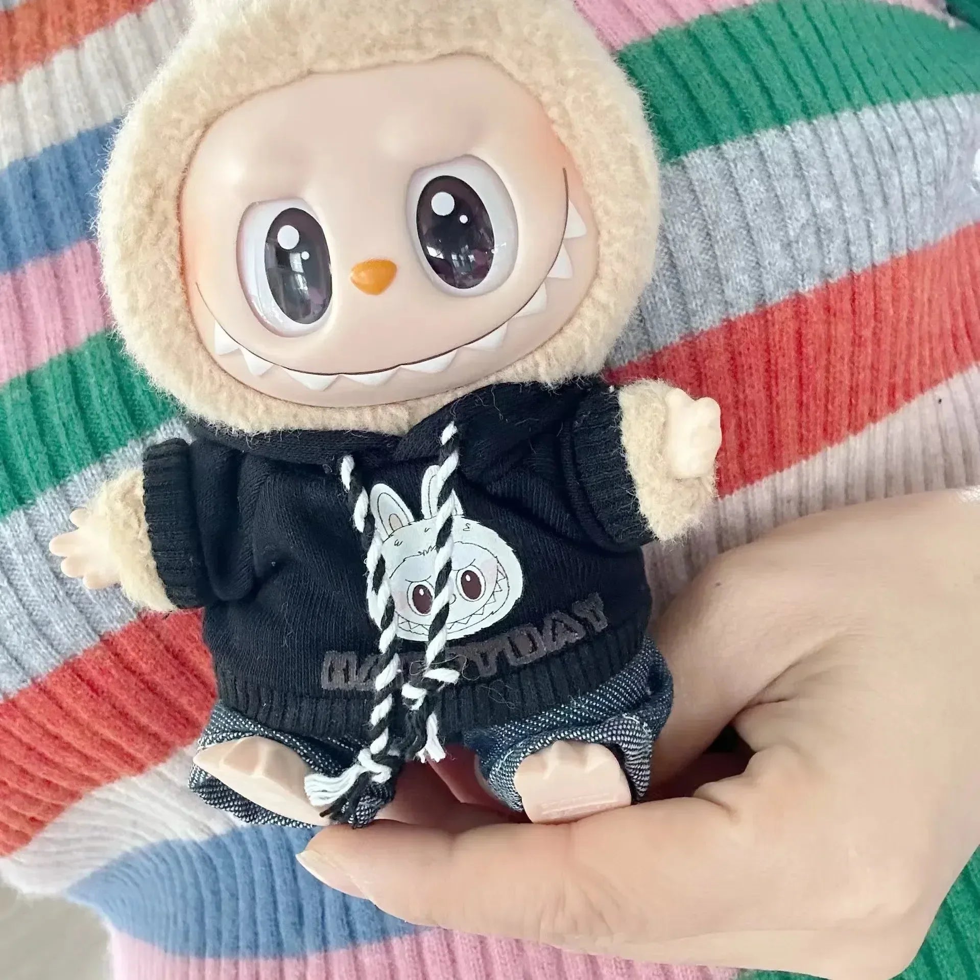 Labubu Comfort Crew Hoodie & Pants Set Doll Outfit