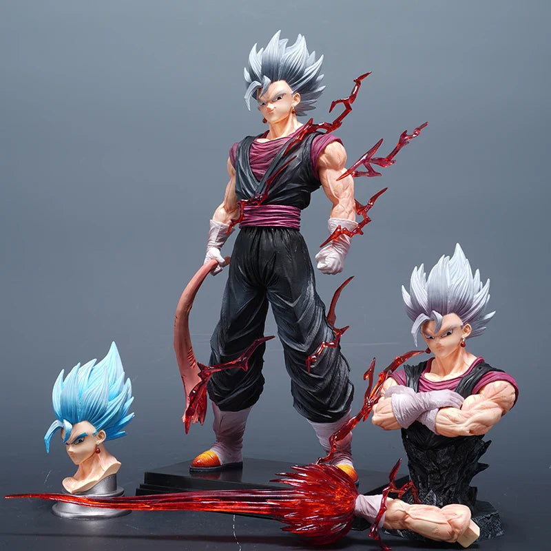 Dragon Ball Vegetto Figure Replace Arms Vegetto Blue Super Saiyan 4 Action Figure Gk Statue Collection Model Toys Gifts