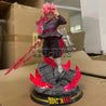 28CM Dragon Ball Z Zamasu Figure Black Goku PVC Action Figures GK Statue with Light Base Collection Model Toys for Children Gift