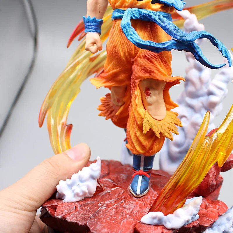 27cm Anime Dragon Ball Z Figurine Super Saiyan Son Goku Action Figures PVC Collection Model Statue Toys Birthday Children Gifts